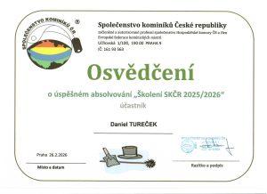 Osvědčení Radek Tureček